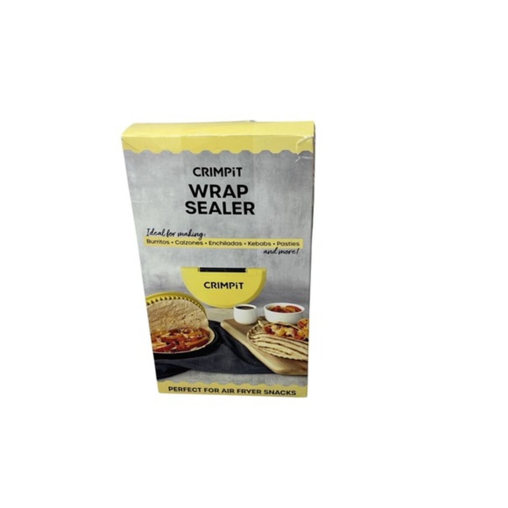 CRIMPiT Wrap Sealer Yellow Kitchen Tool for‎ Air Fryer Snacks Burritos Calzones